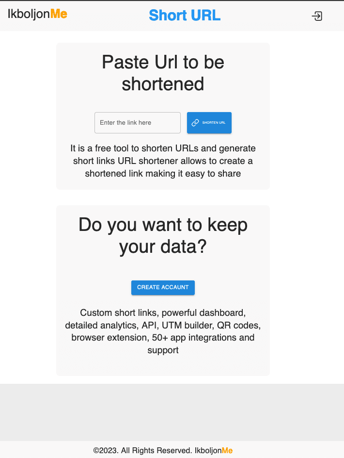 Short URL